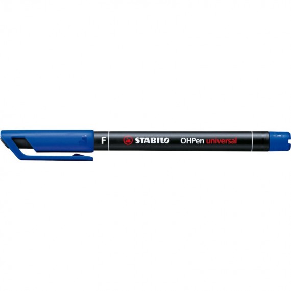 Pennarello OHPen universal permanente 842 - punta fine 0,7 mm - blu - Stabilo