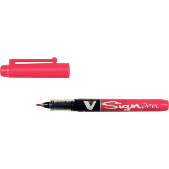 Pennarello Pilot V SIGN PEN 2 mm rosso rosso 001502