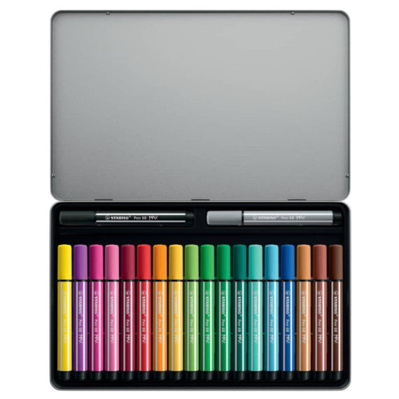 Pennarello Stabilo Pen 68 Max punta scalpello - conf. 20 pz - 768/20-31-20