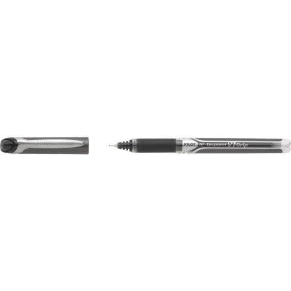 Penne a sfera con cappuccio Pilot Hi-Tecpoint V7 Grip 0,7 mm nero 6735
