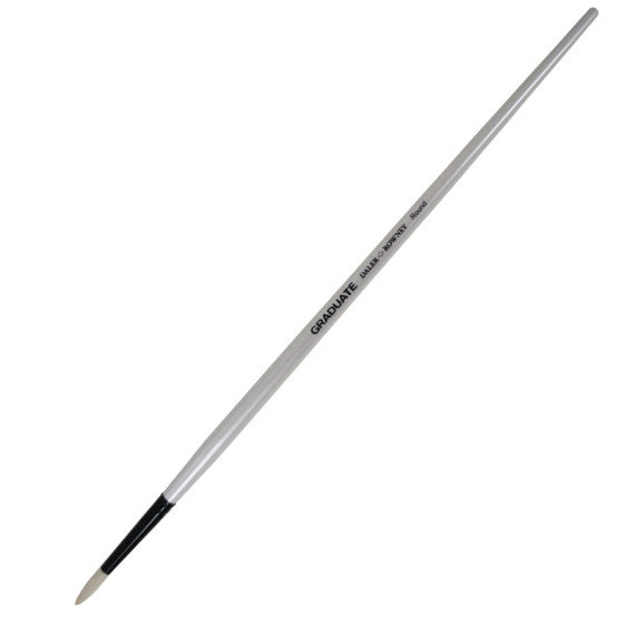 Pennello setola naturale Graduate - tondo lungo - manico lungo - n. 10 - Daler Rowney