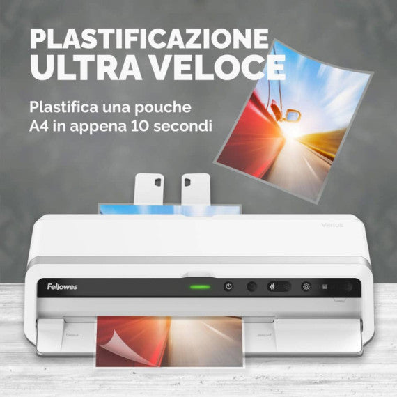 Plastificatrice caldo/freddo Venus A3 Fellowes bianca 5746701