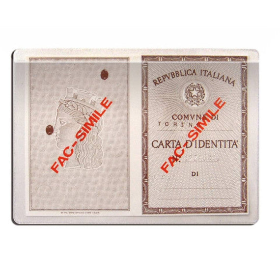 Porta carta di identità Alplast trasparente 1016