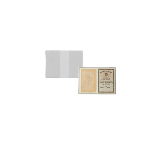 Porta carta identità - PVC - 15,5 x 11 cm - trasparente - Sei Rota - conf. 100 pezzi