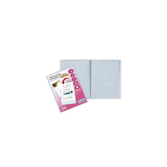 Portalistini personalizzabile Sviluppo - buccia - 22x30 cm - 10 buste - trasparente - Favorit