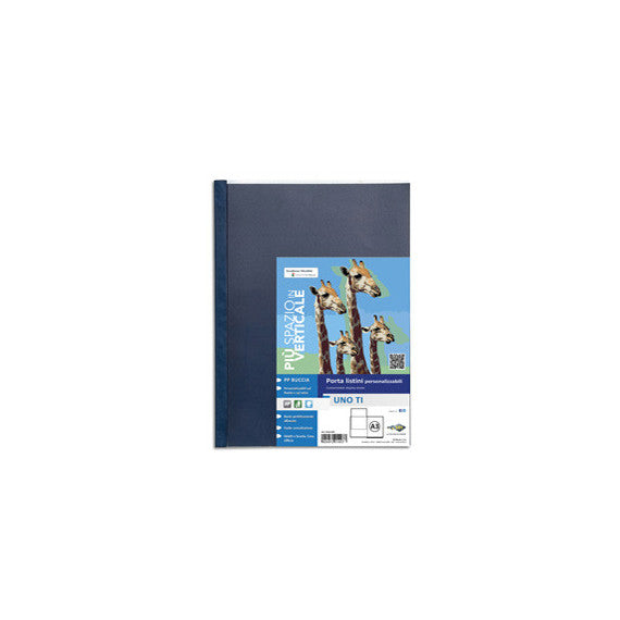 Portalistini personalizzabile Uno TI - 30x42 cm (libro) - 24 buste - blu - Sei Rota