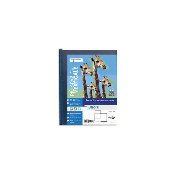 Portalistini personalizzabile Uno TI - 35x50 cm - 12 buste - blu - Sei Rota