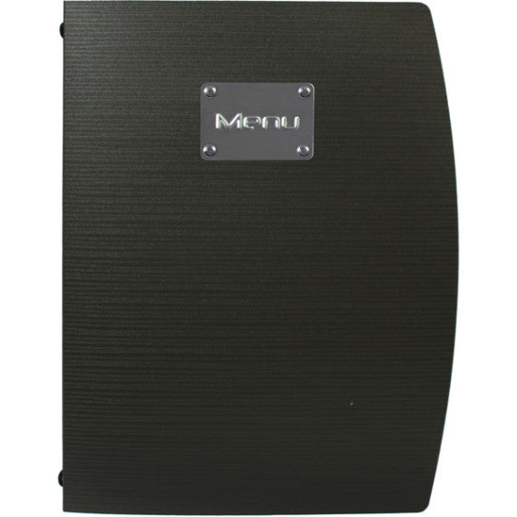Portamenù Rio - 1 inserto doppio incluso - A4 - 24 x 34 cm - nero - Securit