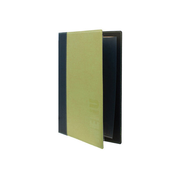 Portamenù Trendy - 1 inserto doppio incluso - A5 - 18 x 25 cm - verde - Securit