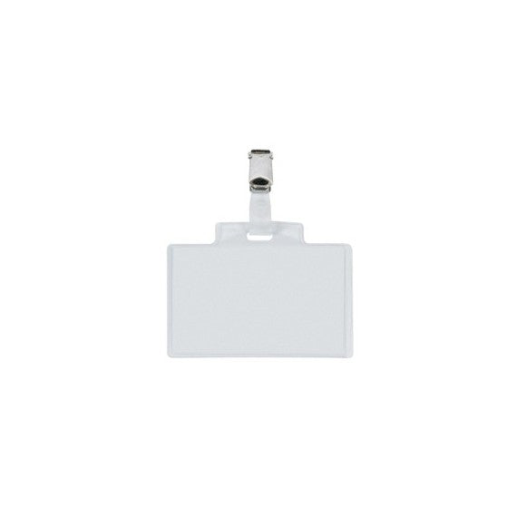 Portanome Pass 3 E - clip in metallo - 9,5 x 6 cm - Sei Rota - conf. 100 pezzi