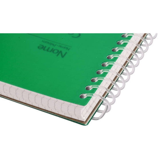 Quaderno spiralato con fori Nikoffice 70 g - 144 ff - formato A4 - 5 mm - 30NIK093