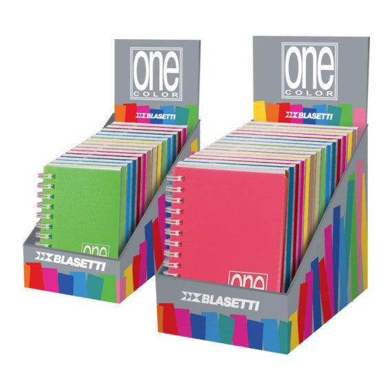 Quaderno spiralato Maxi One Color copertina in PPL - 80+1 ff A5 - 1R 2939