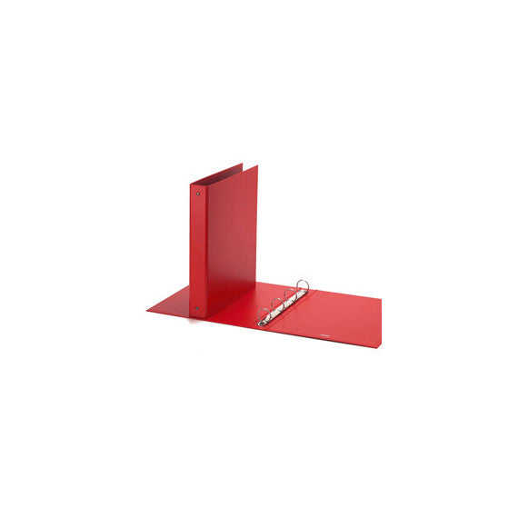 Raccoglitore Europa - 4 anelli tondi 30 mm - dorso 4 cm - 22x30 cm - rosso - Favorit