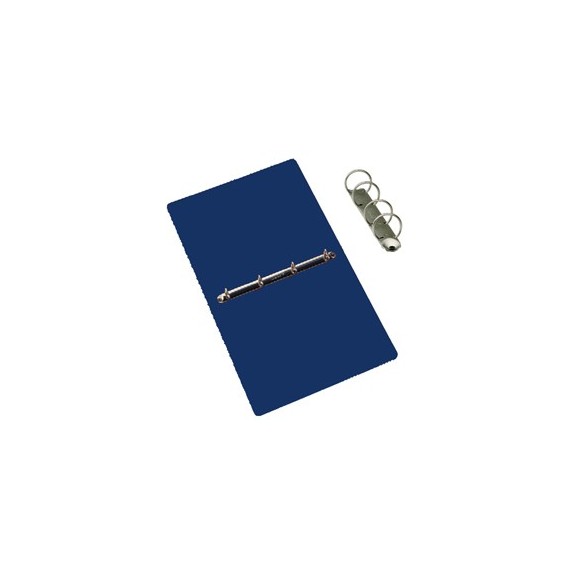 Raccoglitore Presspan - 4 anelli 25 mm - dorso 3 cm - 25x33 cm - blu - Cartotecnica del Garda