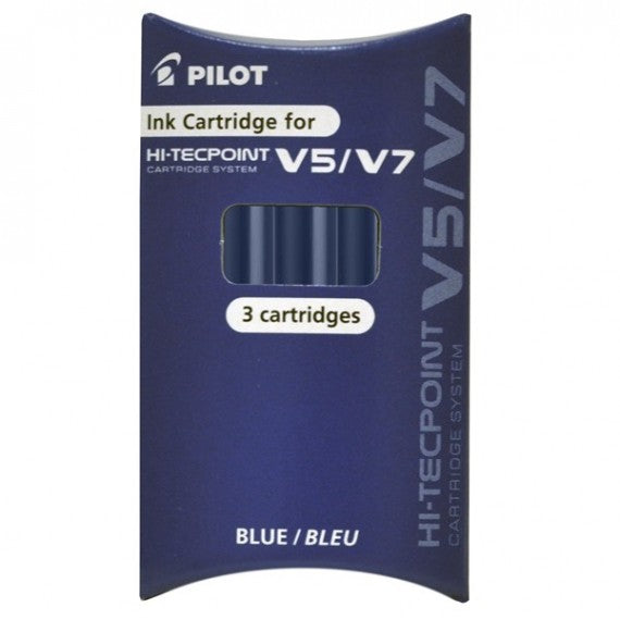 Refill Hi Tecpoint V5/V7 ricaricabile begreen - blu - Pilot - conf. 3 pezzi