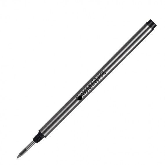 Refill in metallo per roller Montblanc - punta fine - nero - Monteverde - conf. 2 pezzi