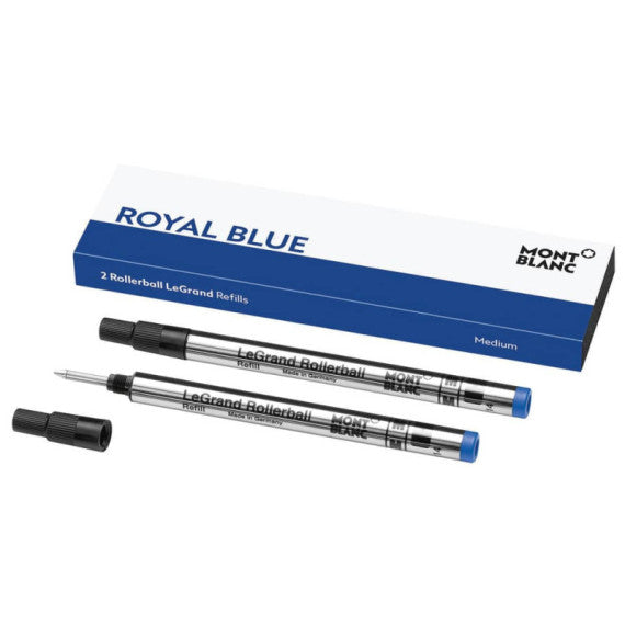 Refill per penna roller Montblanc modello LeGRand - blu - conf. 2 pezzi - MB128228