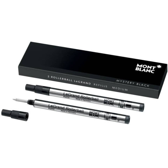 Refill per penna roller Montblanc modello LeGRand - nero - conf. 2 pezzi - MB128225