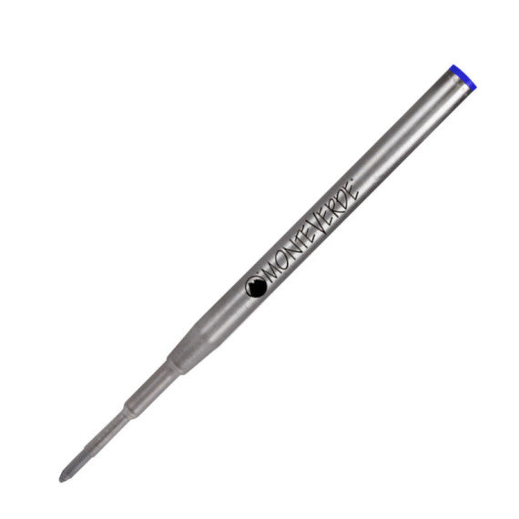 Refill per sfera Montblanc - punta large - blu - Monteverde - conf. 2 pezzi