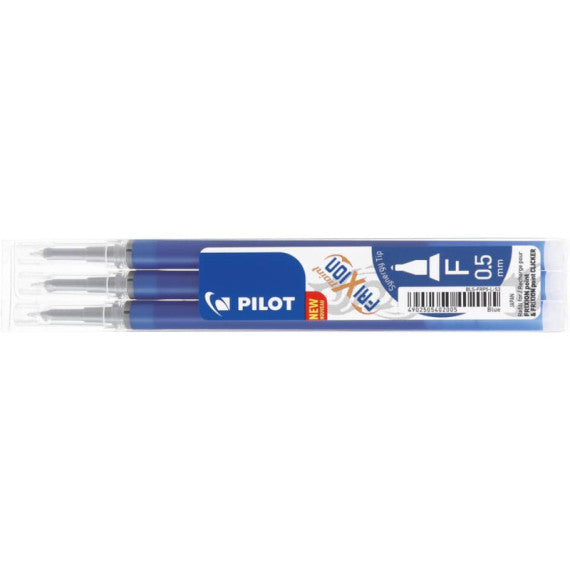 Refill sfera Pilot Frixion Point Clicker 0,5 mm blu set da 3 - 006421