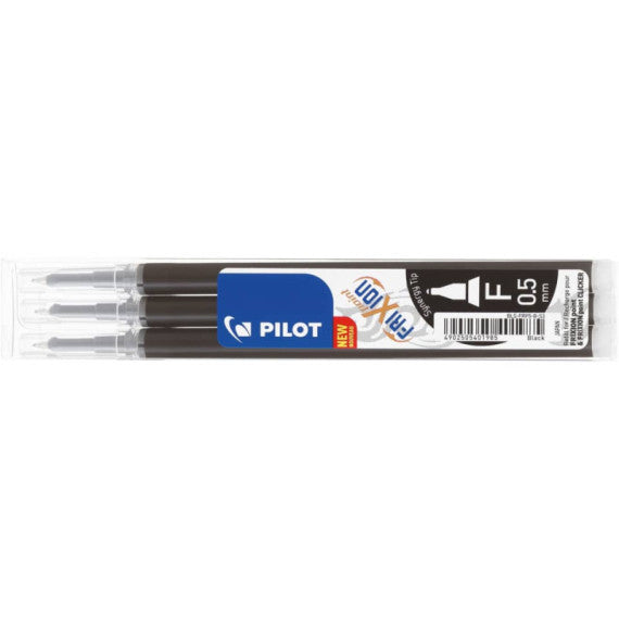 Refill sfera Pilot Frixion Point Clicker 0,5 mm nero set da 3 - 006420