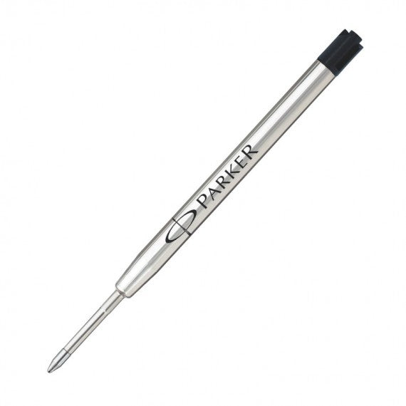 Refill sfera Quink standard - punta large - metallo - nero - Parker