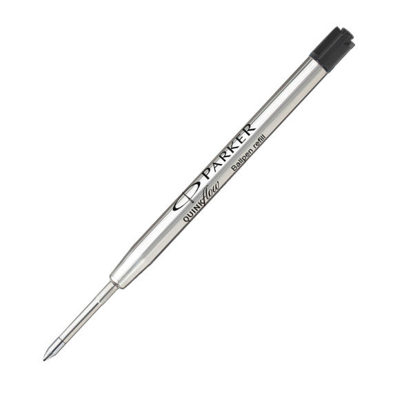 Refill sfera QuinkFlow - punta media - metallo - nero - Parker