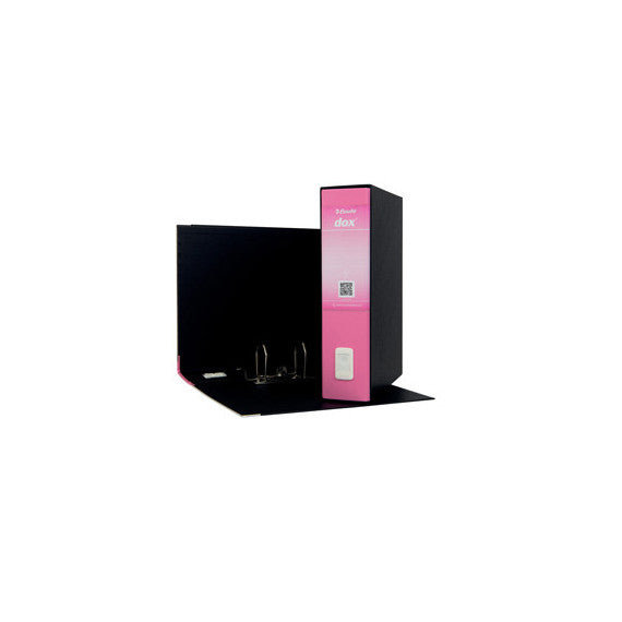 Registratore Dox 2 - dorso 8 cm - protocollo 23 x 34 cm - rosa - Esselte