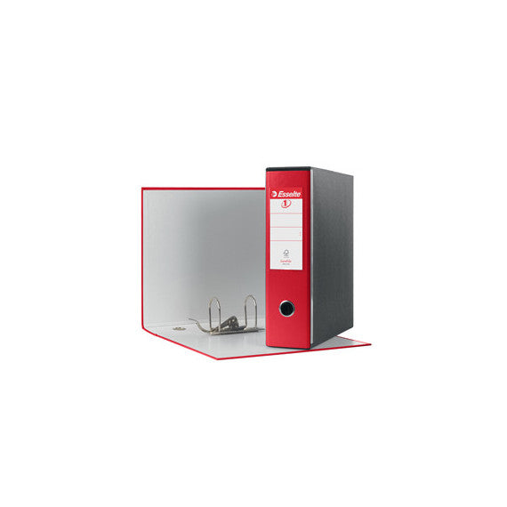 Registratore Eurofile G53 - dorso 8 cm - commerciale 23x30 cm - rosso vivida - Esselte