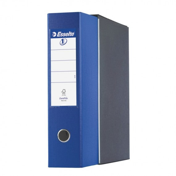 Registratore Eurofile G55 - dorso 8 cm - protocollo 23x33 cm - blu - Esselte