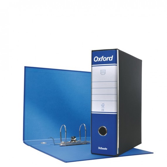 Registratore Oxford G83 - dorso 8 cm - commerciale 23x30 cm - blu - Esselte