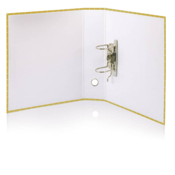 Registratore protocollo con custodia BREFIOCART New Color 35x28,5 cm dorso 8 cm giallo - 0201180.GI