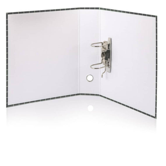 Registratore protocollo con custodia BREFIOCART New Color 35x28,5 cm dorso 8 cm nero - 0201180.NE