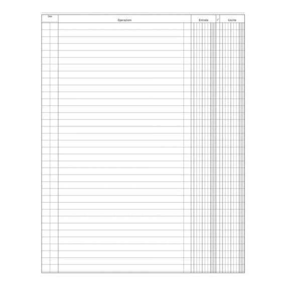 Registro entrate uscite Data Ufficio 100 pagine - 31x24,5 cm DU135800000