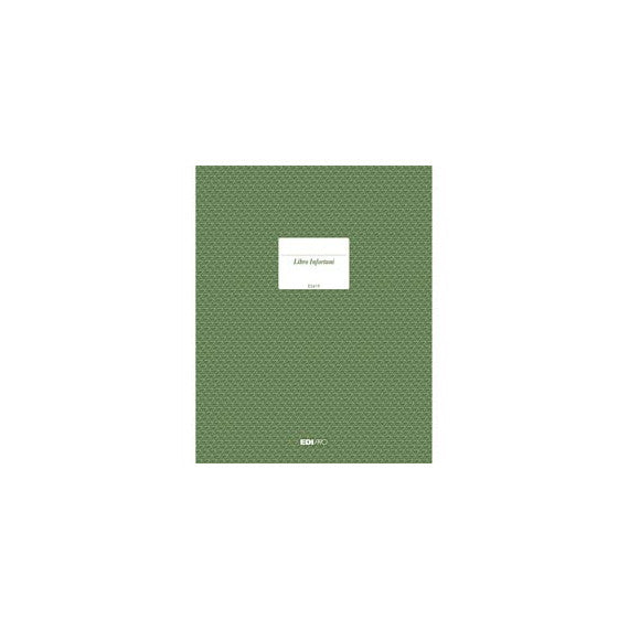 Registro infortuni - 31 x 24,5cm - 15 pagine - Edipro
