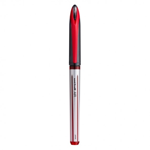 Roller con cappuccio Uni Ball Air - punta 0,7mm - rosso - Uni Mitsubishi
