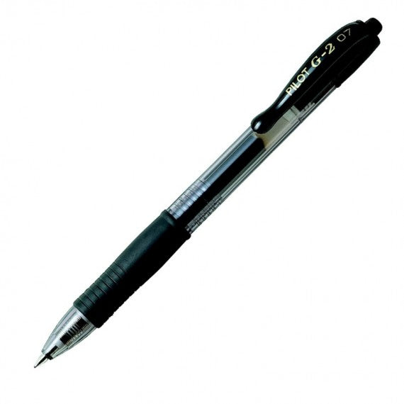 Roller gel a scatto G-2 - punta 0,7mm - nero - Pilot
