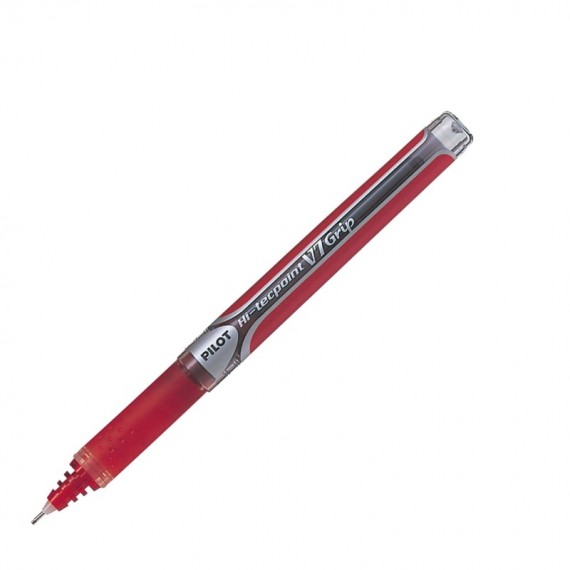 Roller Hi Tecpoint V7 Grip - punta 0,7mm - rosso - Pilot