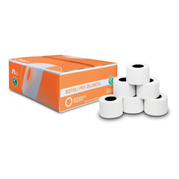 Rotoli bilancia - POS Rotolificio Pugliese Exclusive BPA Free 57 mm x 30 m foro 12 mm conf. da 10 - NBA5730BK