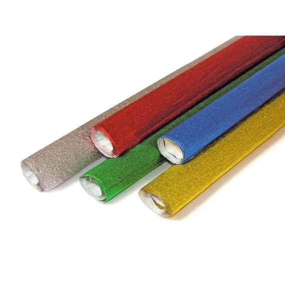 Rotolo carta crespa CWR in alluminio argento 2196/2