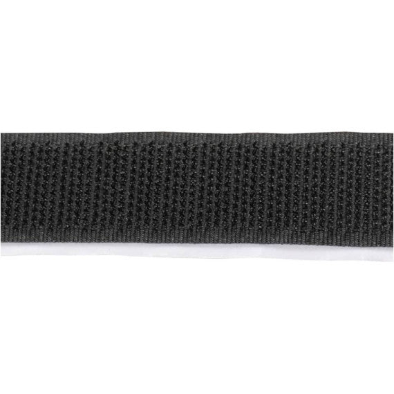 Rotolo di velcro autoadesivo nero Creativ Company 20 mm x 5 m 41021