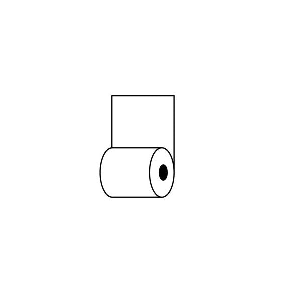 Rotolo per distributori self service - carta termica BPA free - 59,5 mm x 85 mt - 70 g/m² - diametro esterno 90 mm - an