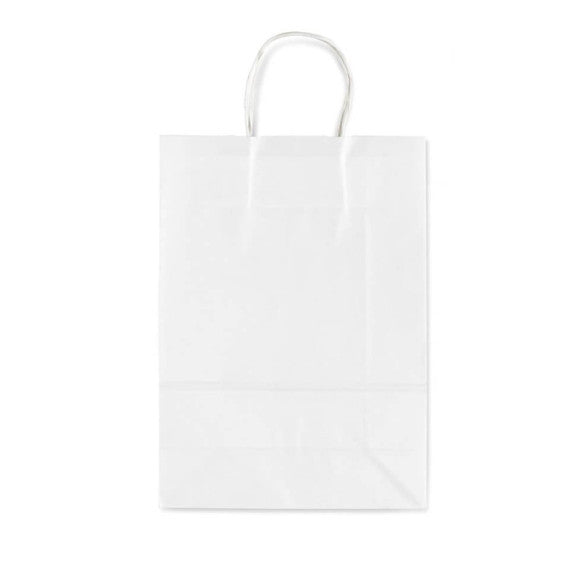 Sacchetti da regalo Rex-Sadoch Allegra tinta unita 36x12x41 cm bianco conf. da 25 - SDS36BIA