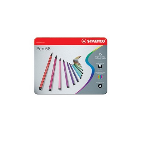 SCATOLA 15 PENNARELLI PEN 6815-6 STABILO