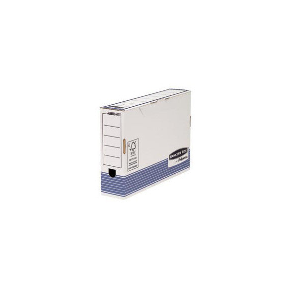 Scatola archivio Bankers Box System - formato legale - 25,5x36 cm - dorso 8 cm - Fellowes