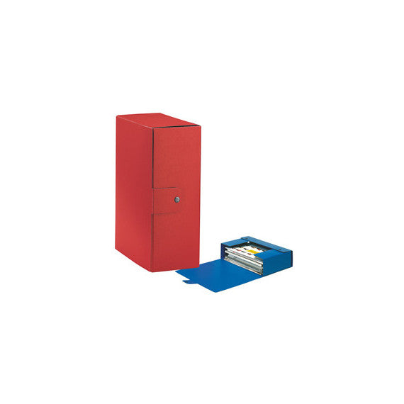 Scatola progetto Eurobox - dorso 12 cm - 25x35 cm - rosso - Esselte