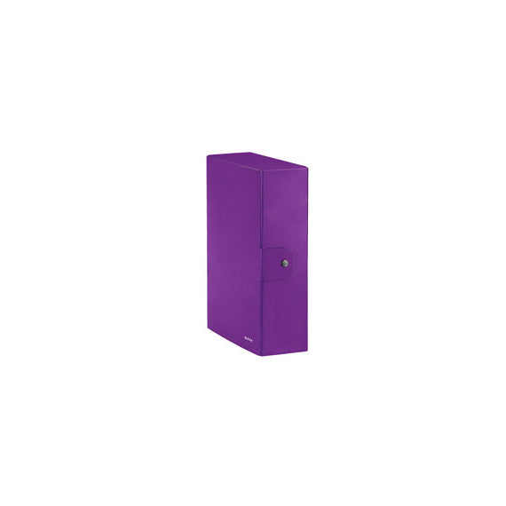 Scatola progetto WOW - dorso 10 cm - viola metallizzato - Leitz