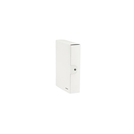 Scatola progetto WOW - dorso 8 cm - bianco metallizzato - Leitz