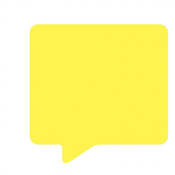 Segnaprezzi Fumetto - 8x8,5 cm - giallo - CWR - conf. 36 pezzi
