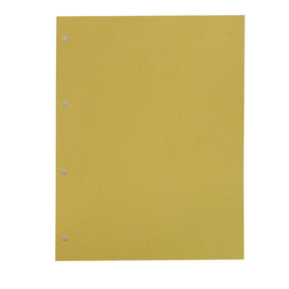 Separatori - cartoncino Manilla 200 gr - 22x30 cm - giallo - Cartotecnica del Garda - conf. 200 pezzi